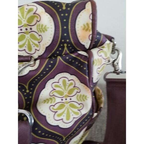 Petunia Pickle Bottom Backpack Shoulder Diaper Bag Brown Light Yellow Green - Picture 6 of 14